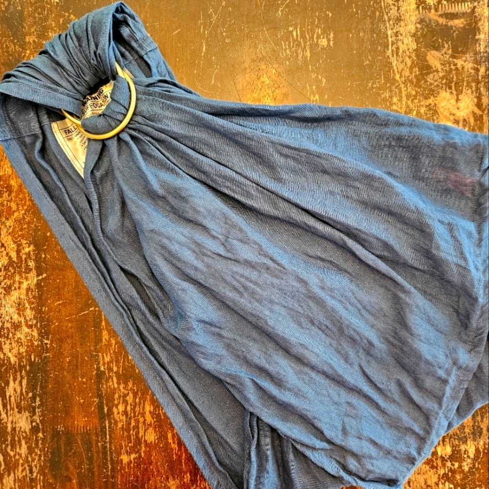 Sakura Bloom Teal Ring Sling